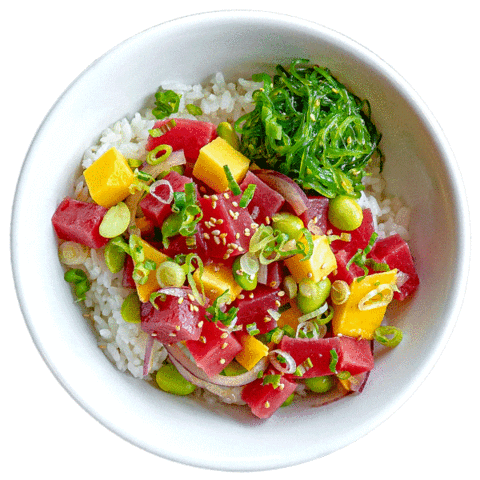 Poke Pokebowl Sticker by BENTO Asian Kitchen + Sushi