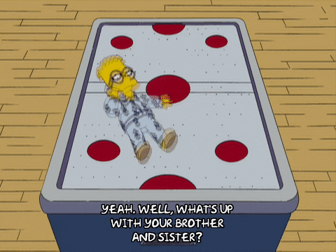 sliding bart simpson GIF