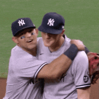 Happy New York Yankees GIF by Jomboy Media