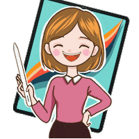 Girl Sticker