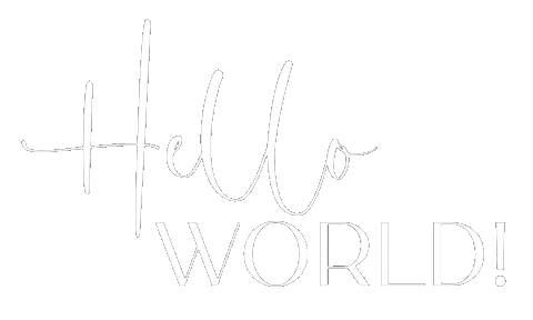 Hello World Travel Sticker by Juwel-lettering