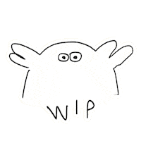 Working Work In Progress Sticker