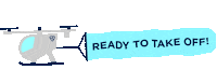 Air Taxi Takeoff Sticker by Volocopter