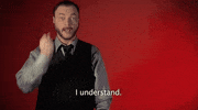 i understand sign language GIF by Sign with Robert