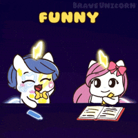 Laugh Out Loud Bu GIF by Brave Unicorn