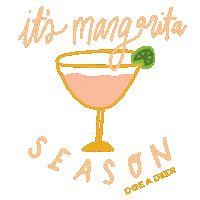 Margarita Cute Drink Sticker by Doe A Deer