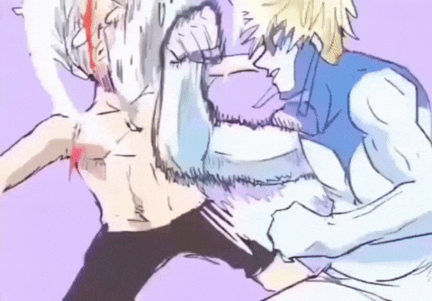 Elnebro fight anime jiji dandadan GIF