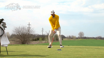 north dakota state golf GIF by NDSU Athletics