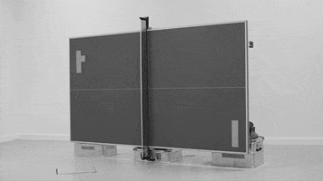 8bit pong GIF by Jean Yves Lemoigne