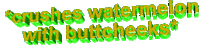 watermelon crushes Sticker by AnimatedText