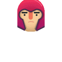 lucaslomasso angry xmen distortion magneto Sticker