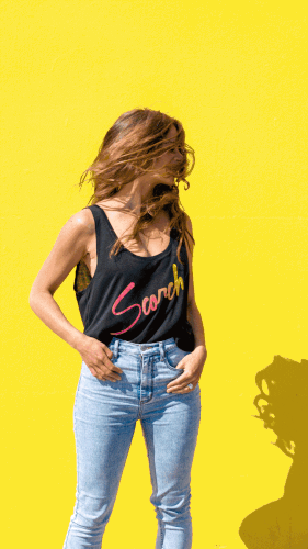 beach smile GIF