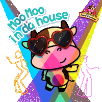 Happy Party Sticker by NMooMoo