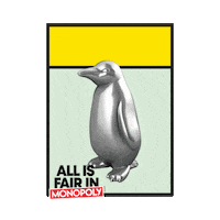 Penguin Sticker by Monopoly