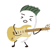 Guitar Metal Sticker
