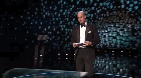 prince william #awards GIF by BAFTA