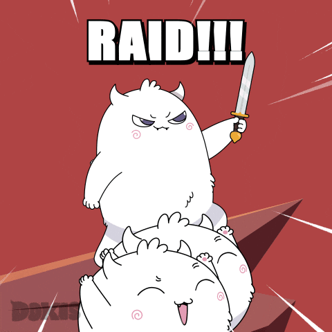 dokisofficial lets go attack sword leader GIF