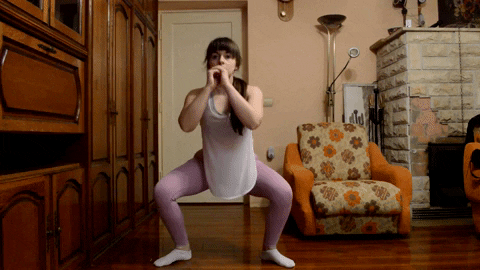 Monakraljica giphygifmaker pilates leg workout GIF