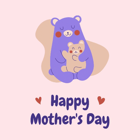 bellsandwishes giphygifmaker mothers day happy mothers day baby bear GIF
