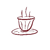 Coffee Flower Sticker by Ioana Nicoară