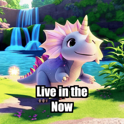 Live In The Now Wisdom GIF by Divineasaur