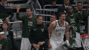 happy fired up GIF by NBA