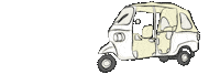 theiowtuktuk isle of wight tuktuk tuk tuk iow Sticker
