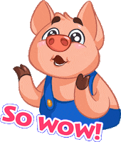 surprise wow Sticker by Township
