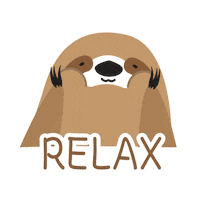 Relax Sticker