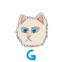 lixisugoi cat gato blueeyes gasper Sticker