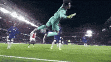 michaeltuananh giphyupload goalkeeper kepa GIF