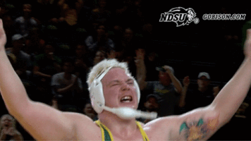 north dakota state wrestling GIF by NDSU Athletics