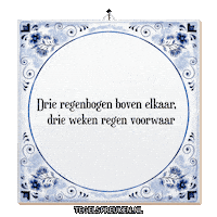 Regen Natuur Sticker by Tegelspreuken.nl