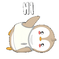 Waving Oh Hello Sticker by Pudgy Penguins
