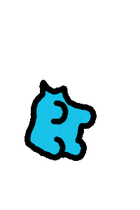 gummy bear nom Sticker by HeyTVM