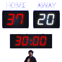 20 Away Sticker