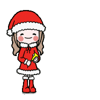 Celebrating Christmas Party Sticker
