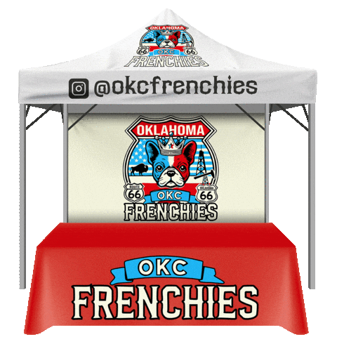 French Bulldog Sticker by OKC Frenchies