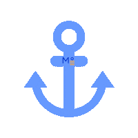 Yacht Anchor Sticker by Meridian°