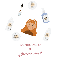 Skincare Glowing Sticker