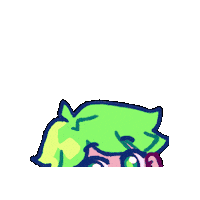 polygonalmind chibi shy verguenza polygonal mind Sticker