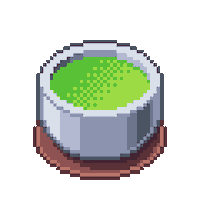 Green Tea Coffee Sticker