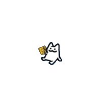 xoxakxox love cat thank you 猫 Sticker