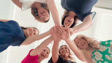 Hands Up Group GIF by Tina Tower