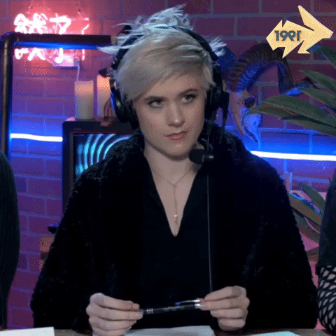 Evil Eye Reaction GIF by Hyper RPG