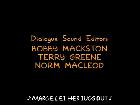 the simpsons names GIF