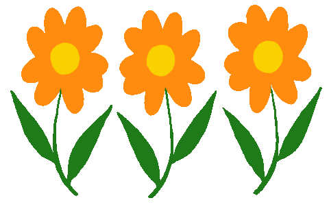 Happy Flower Garden Sticker by Rhonda