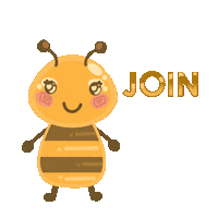 Bee Sticker by cnhkeyclub