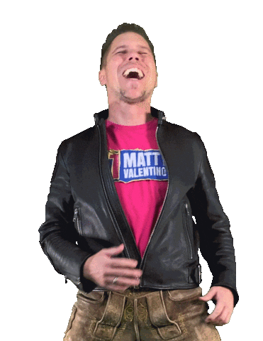 Laugh Valentino Sticker