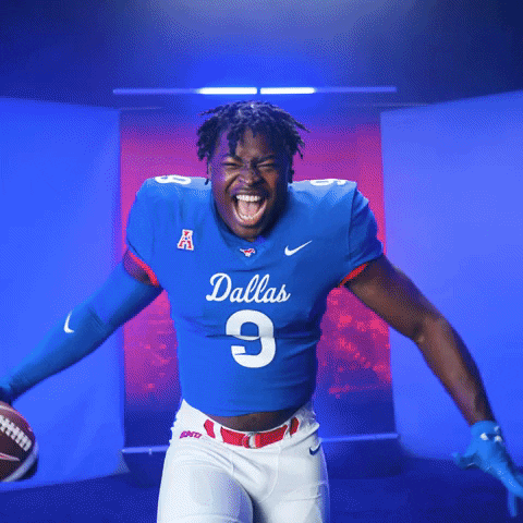 Lets Go Win GIF by SMU Football